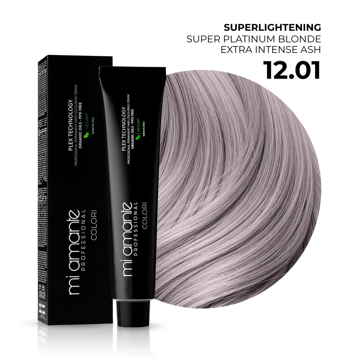 Mi Amante COLORI 12.01 Super Platinum Blonde Extra Intense Ash